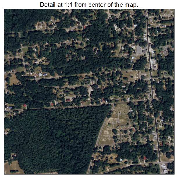 Marianna, Florida aerial imagery detail