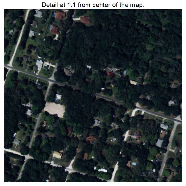 Masaryktown, Florida aerial imagery detail