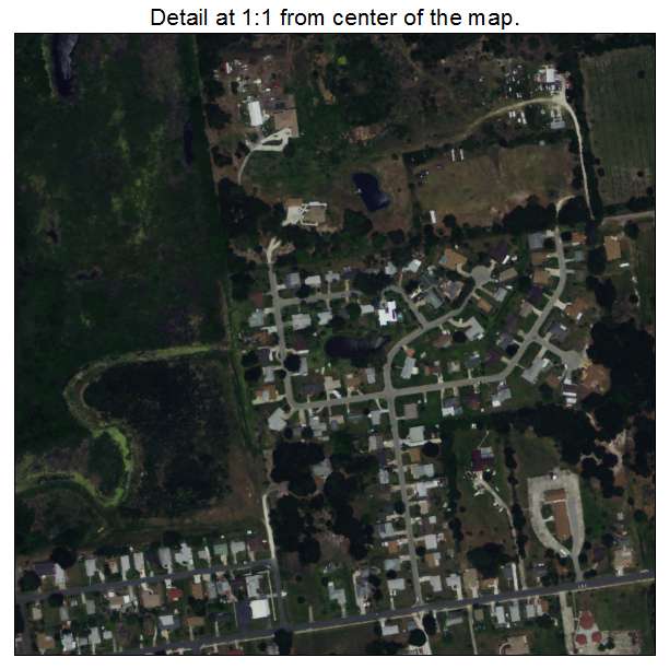 Memphis, Florida aerial imagery detail