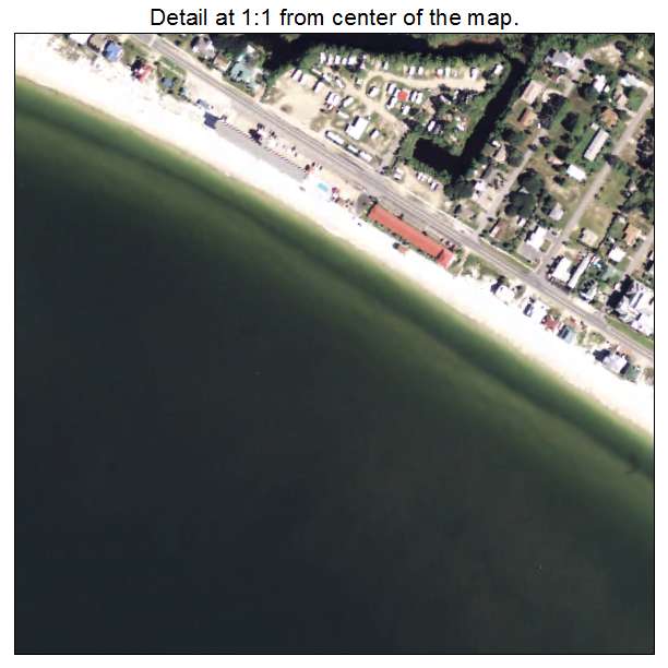 Mexico Beach, Florida aerial imagery detail