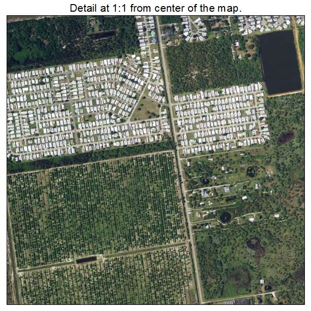 Micco, Florida aerial imagery detail
