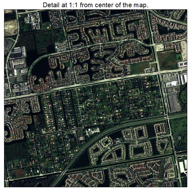 Miramar, Florida aerial imagery detail