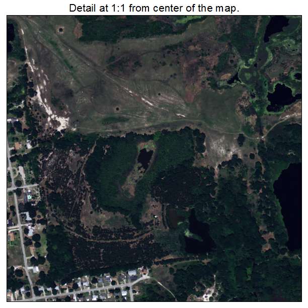 Mulberry, Florida aerial imagery detail
