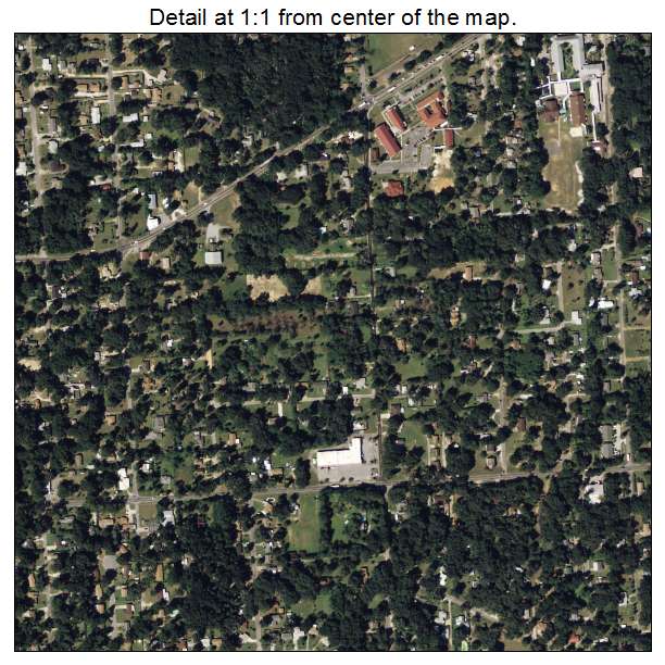 Myrtle Grove, Florida aerial imagery detail