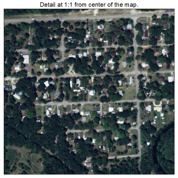 Nobleton, Florida aerial imagery detail
