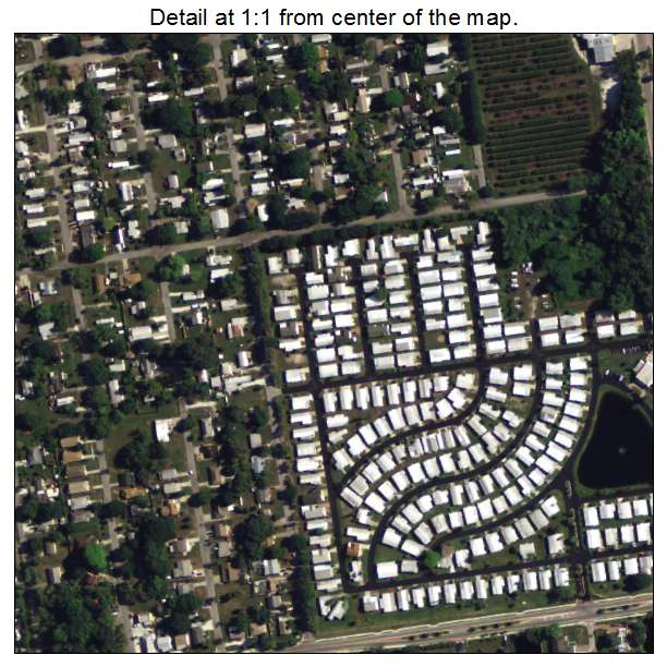 Nokomis, Florida aerial imagery detail