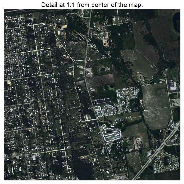 North Fort Myers, Florida aerial imagery detail