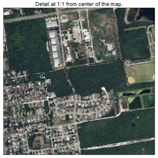 Orange City, Florida aerial imagery detail