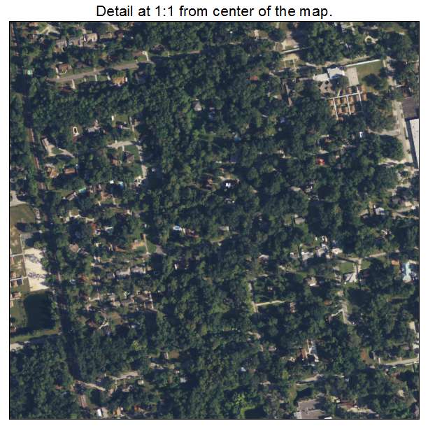 Orange Park, Florida aerial imagery detail