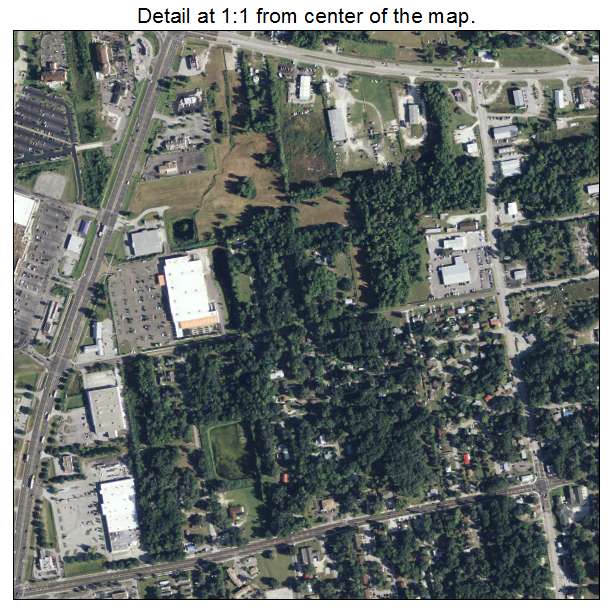 Palatka, Florida aerial imagery detail
