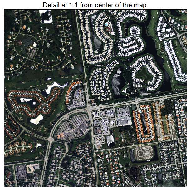 Palm City, Florida aerial imagery detail