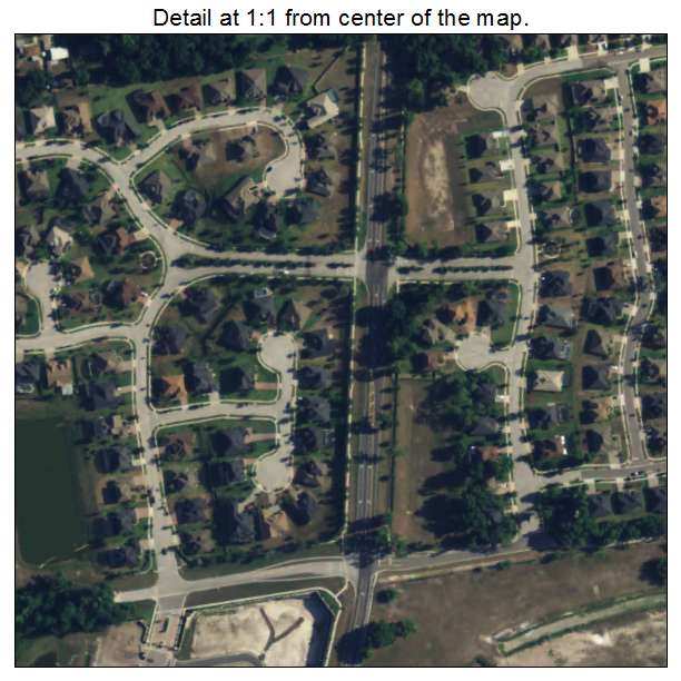 Paradise Heights, Florida aerial imagery detail