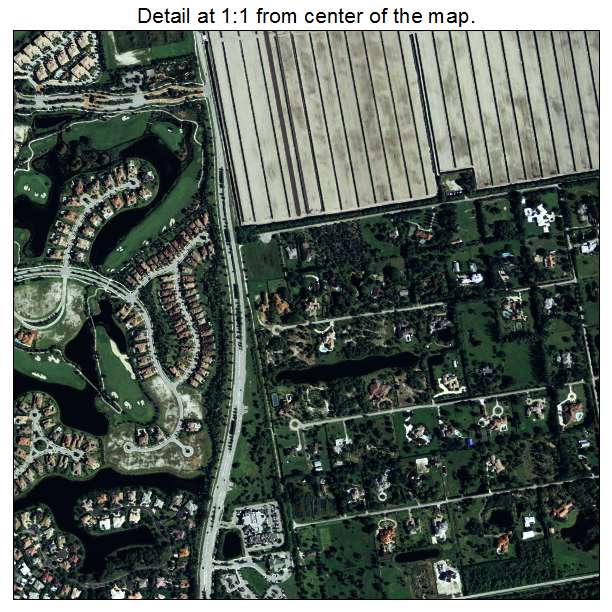 Parkland, Florida aerial imagery detail