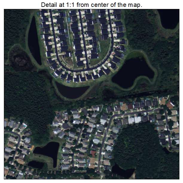 Pebble Creek, Florida aerial imagery detail
