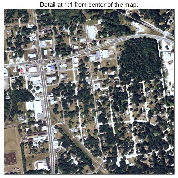 Perry, Florida aerial imagery detail