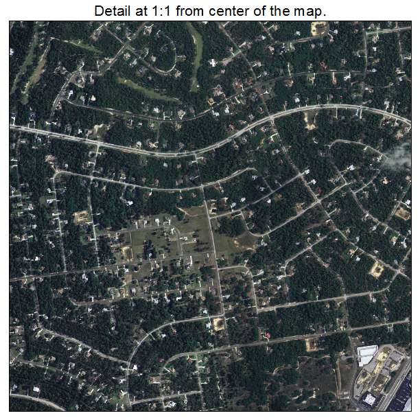Pine Ridge, Florida aerial imagery detail