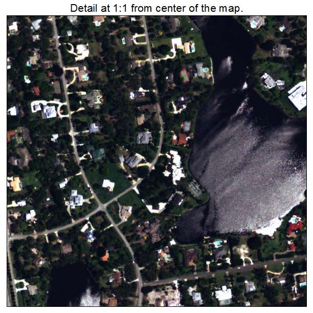 Pine Ridge, Florida aerial imagery detail