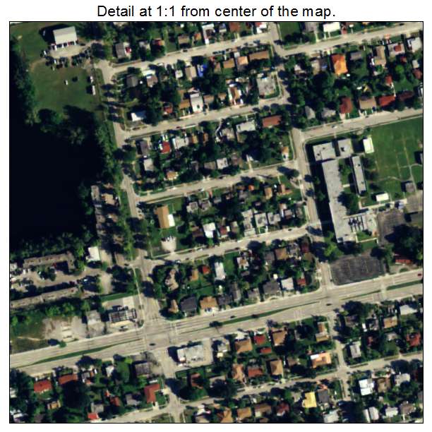 Pinewood, Florida aerial imagery detail