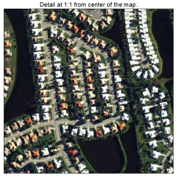 Plantation, Florida aerial imagery detail