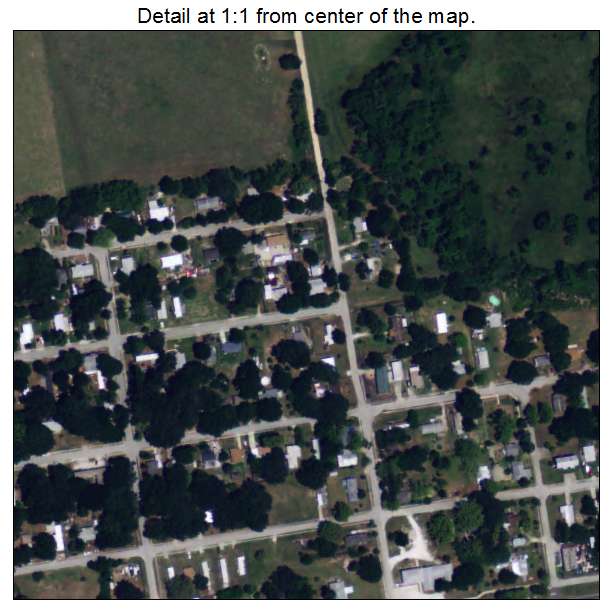 Polk City, Florida aerial imagery detail