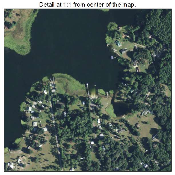Pomona Park, Florida aerial imagery detail