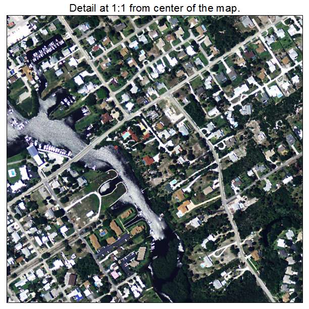 Port Salerno, Florida aerial imagery detail