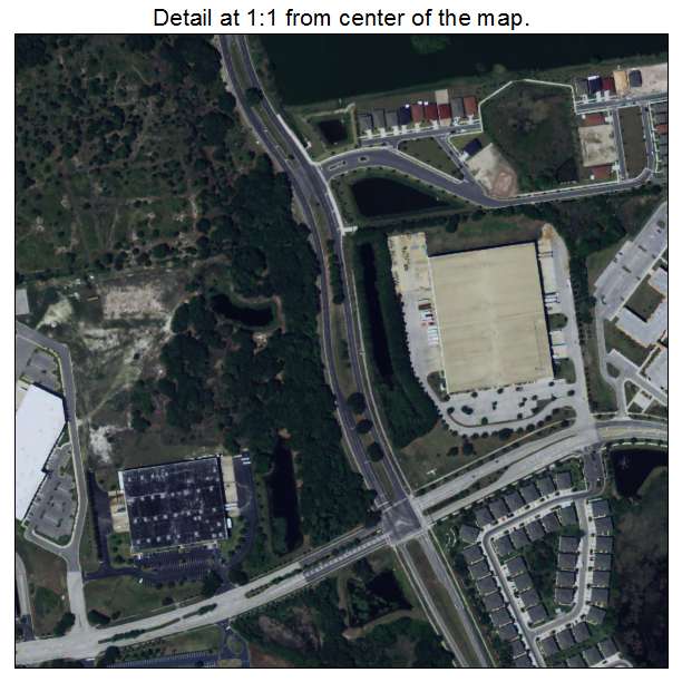 Progress Village, Florida aerial imagery detail