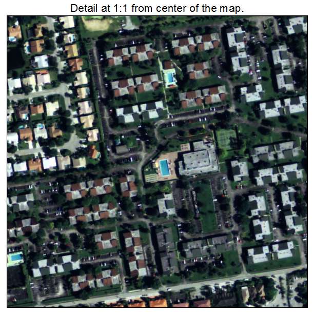 Ramblewood East, Florida aerial imagery detail