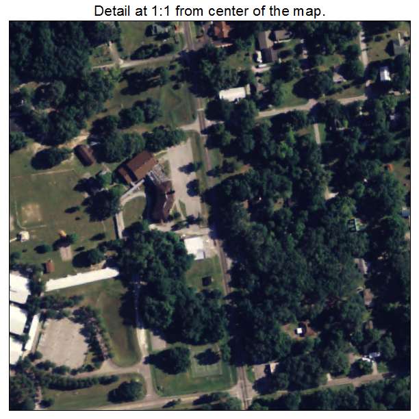 Reddick, Florida aerial imagery detail
