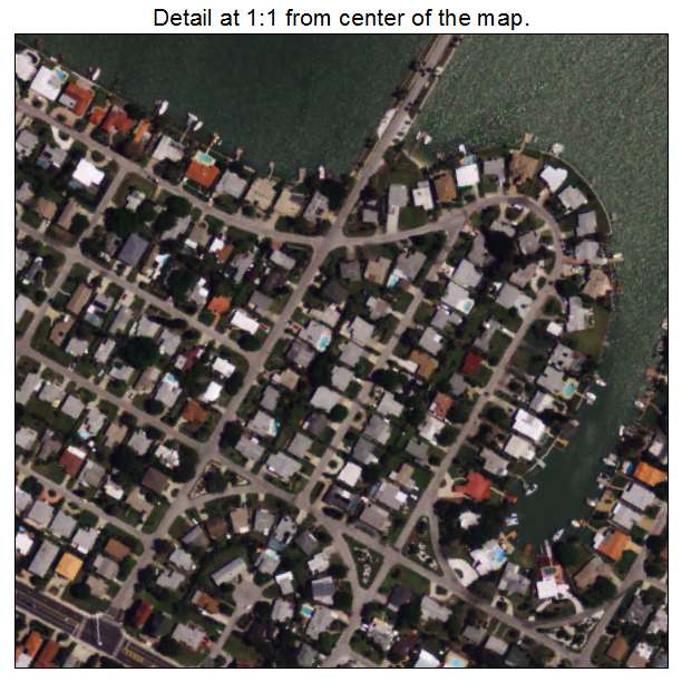 Redington Beach, Florida aerial imagery detail