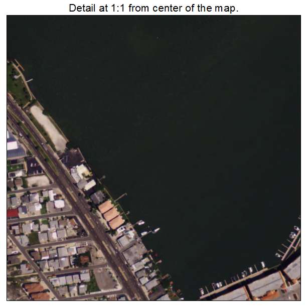 Redington Shores, Florida aerial imagery detail