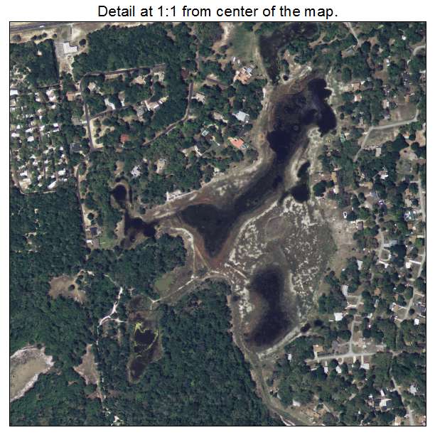Ridge Manor, Florida aerial imagery detail