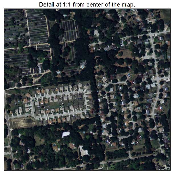 Seffner, Florida aerial imagery detail