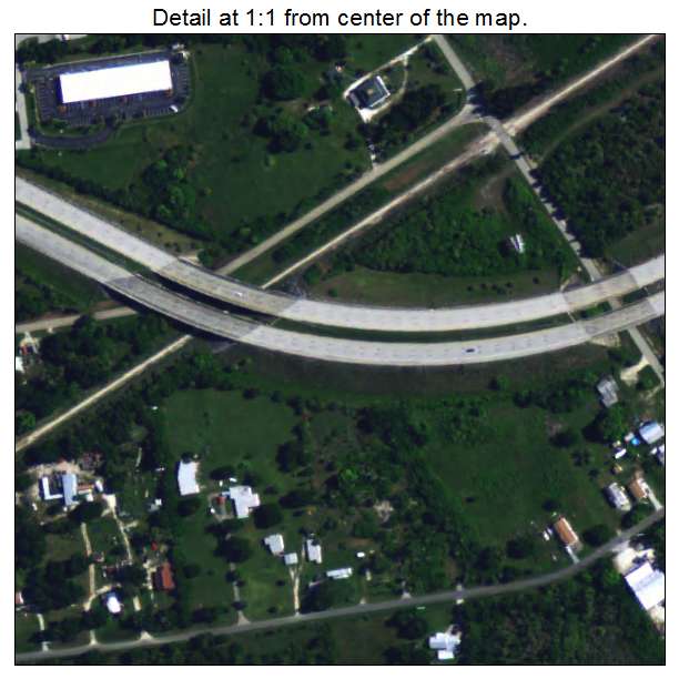 Solana, Florida aerial imagery detail