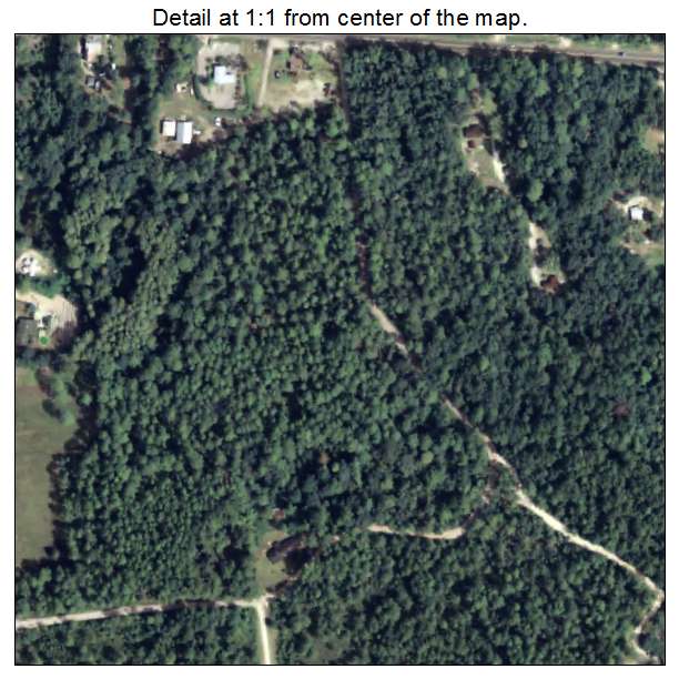 Sopchoppy, Florida aerial imagery detail