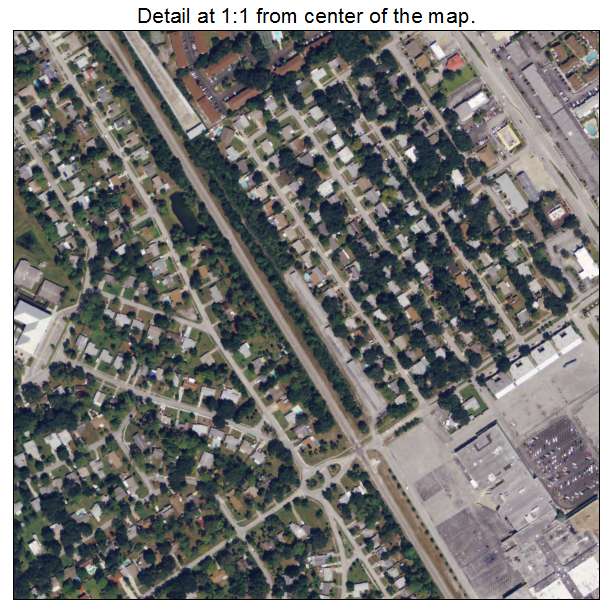 South Daytona, Florida aerial imagery detail