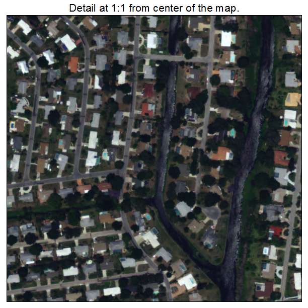 Southgate, Florida aerial imagery detail