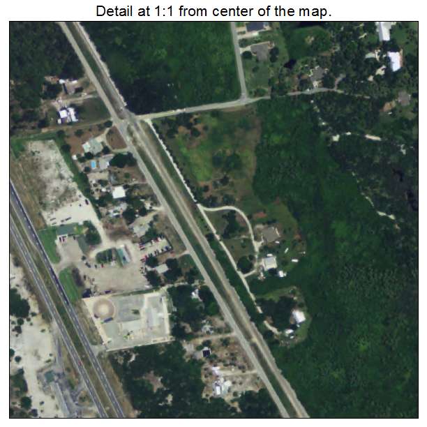 St Lucie, Florida aerial imagery detail