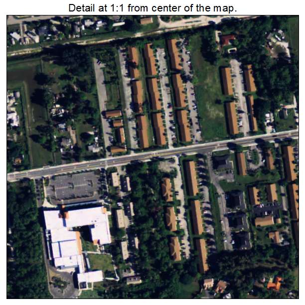 Stacey Street, Florida aerial imagery detail
