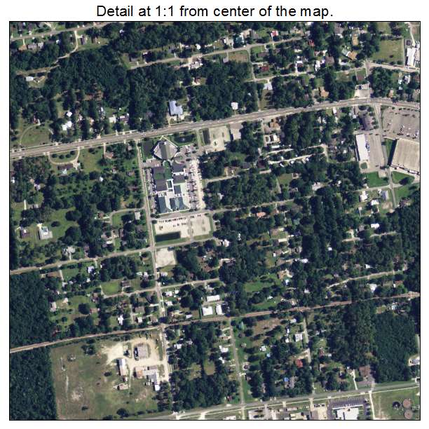 Starke, Florida aerial imagery detail