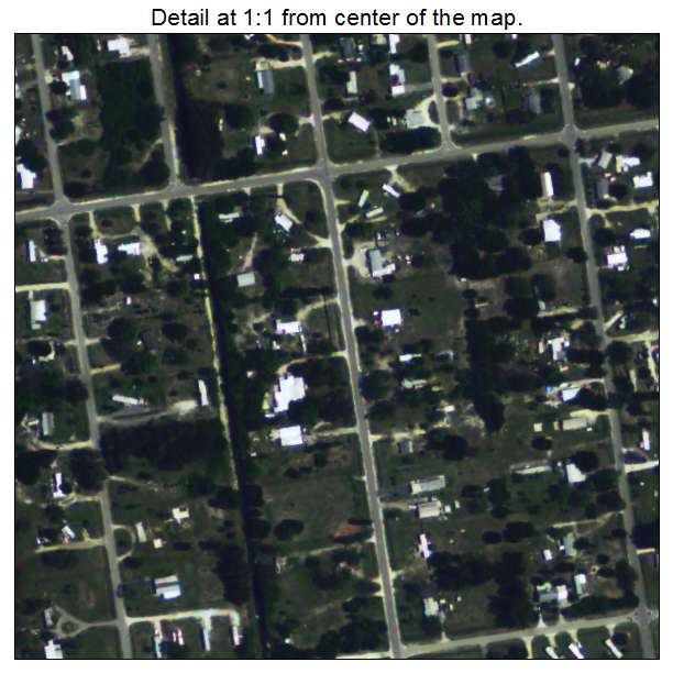 Suncoast Estates, Florida aerial imagery detail