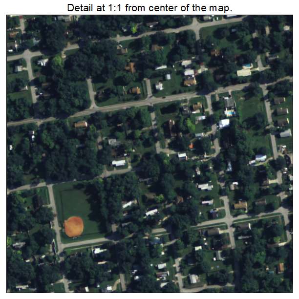 Taft, Florida aerial imagery detail