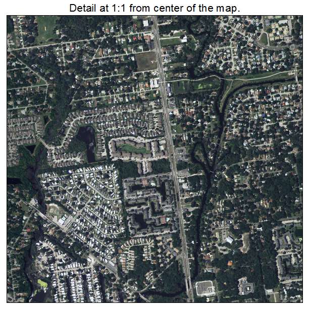 Town n Country, Florida aerial imagery detail