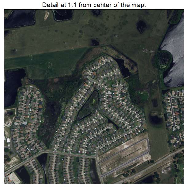 Trinity, Florida aerial imagery detail