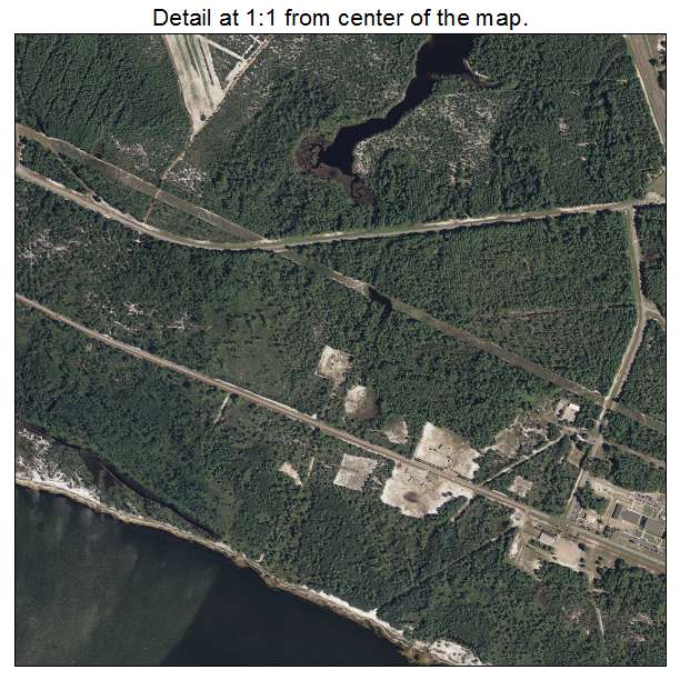 Tyndall AFB, Florida aerial imagery detail