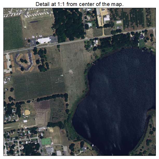 Umatilla, Florida aerial imagery detail