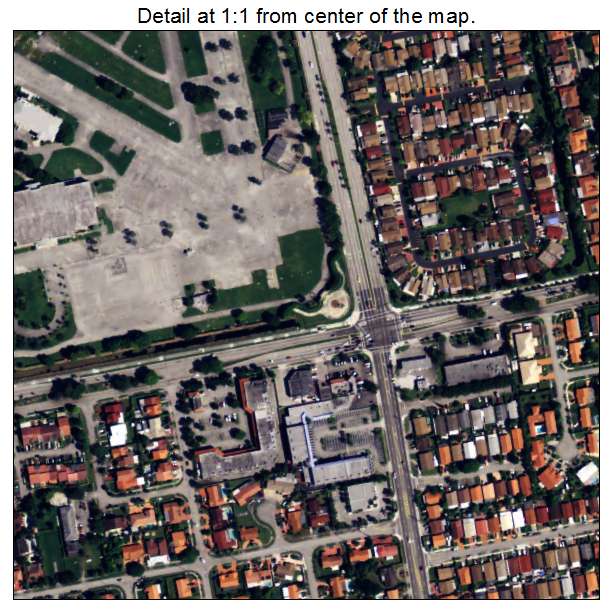 University Park, Florida aerial imagery detail