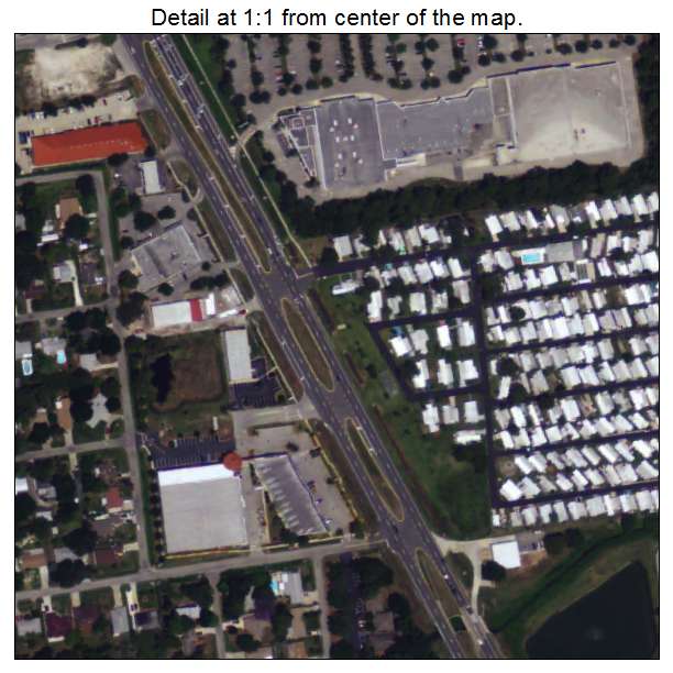 Vamo, Florida aerial imagery detail