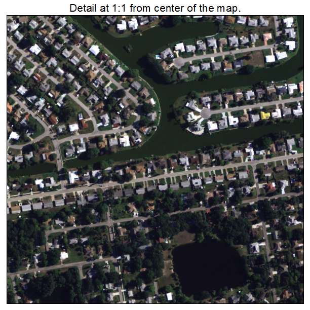 Venice Gardens, Florida aerial imagery detail