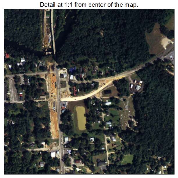 Vernon, Florida aerial imagery detail